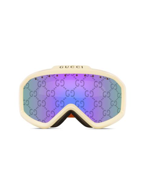 GUCCI monogram-print ski goggles