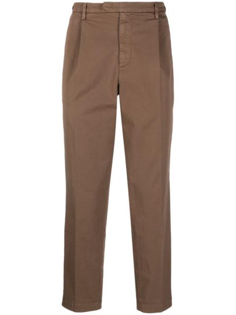 BARENA mid-rise straight-leg trousers