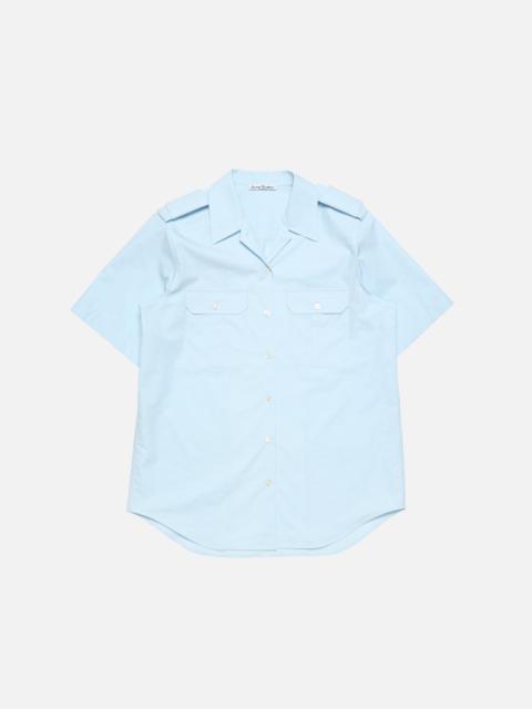 Acne Studios Poplin button-up shirt - Baby blue