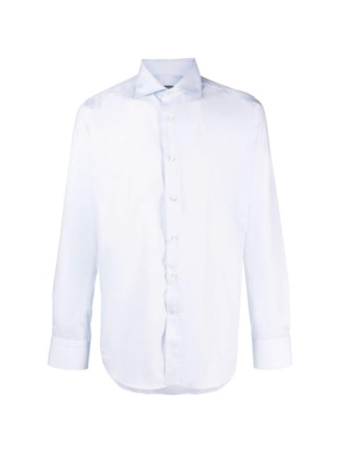 Canali classic-collar cotton shirt