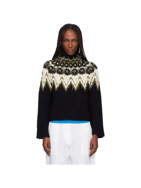 Black Proenza Schouler White Label Lizzy Turtleneck