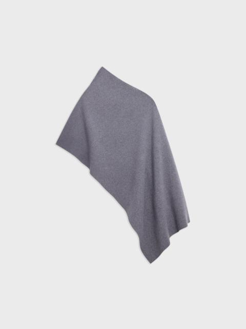 Theory Draped Poncho in Felted Wool-Cashmere