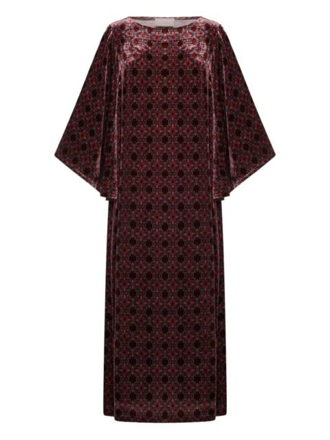 Pierre-Louis Mascia geometric-pattern maxi dress