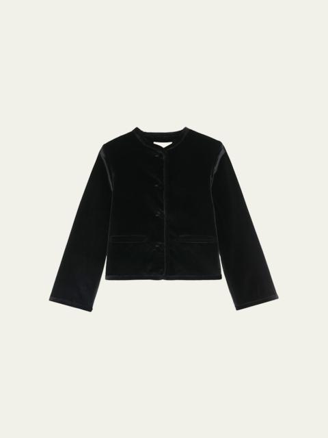LIBEROWE Cora Velvet Single-Breasted Jacket