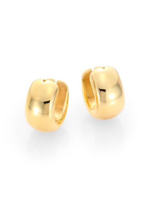 ROBERTO COIN Women's 18K Yellow Gold Huggie Hoop Earrings/0.6" - Gold
