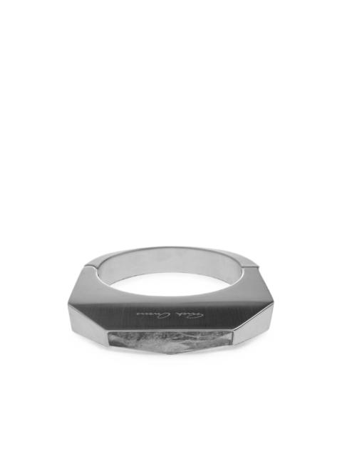 Rick Owens crystal-embellished pyramid bracelets