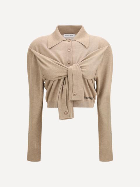 Wrapped hybrid Cardigan