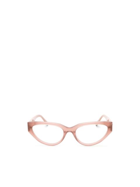 GUESS USA cat-eye frame glasses