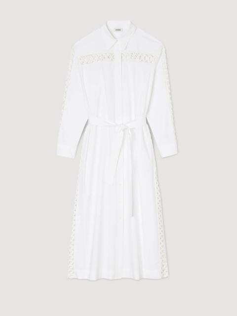 Sandro LONG SHIRT DRESS