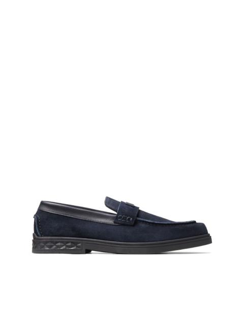 Josh Driver suede penny loafers