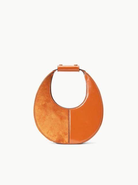 STAUD STAUD MINI MOON SPLIT BAG TOBACCO