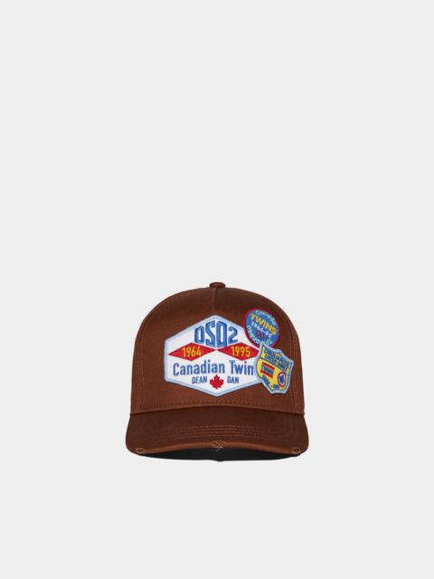 DSQUARED2 D2 PATCH BASEBALL CAP