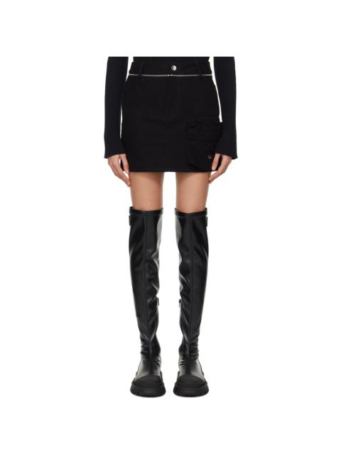 Moncler Moncler x Willow Smith Black Canvas Miniskirt