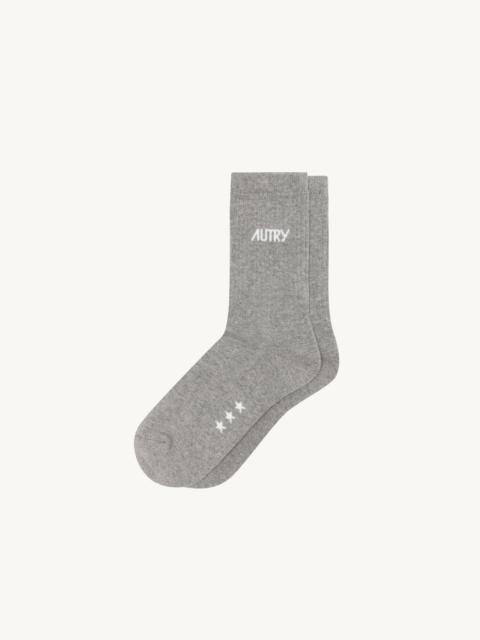 AUTRY SOCKS WITH JACQUARD LOGO UNISEX