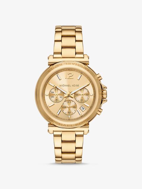 MICHAEL KORS Oversized Maren Gold-Tone Watch