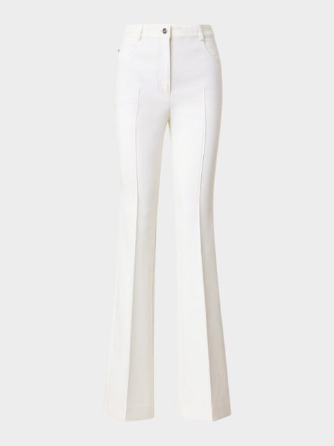 AKRIS Farid Bootcut Stretch Double Face Pants