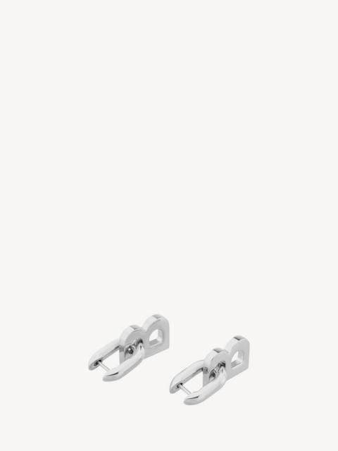BALENCIAGA B Chain Xs Earrings in Silver