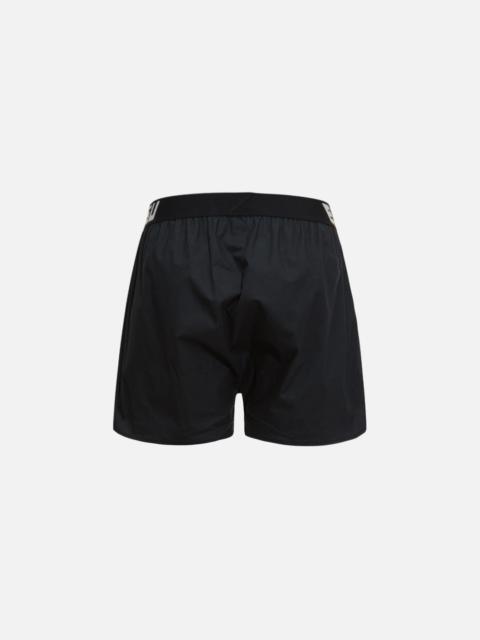 EVISU TWO-PACK COTTON POPLIN BOXER SHORTS