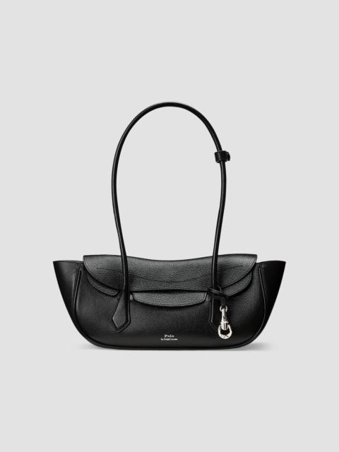 Polo Ralph Lauren Women's Grain Leather Shoulder Bag - Black