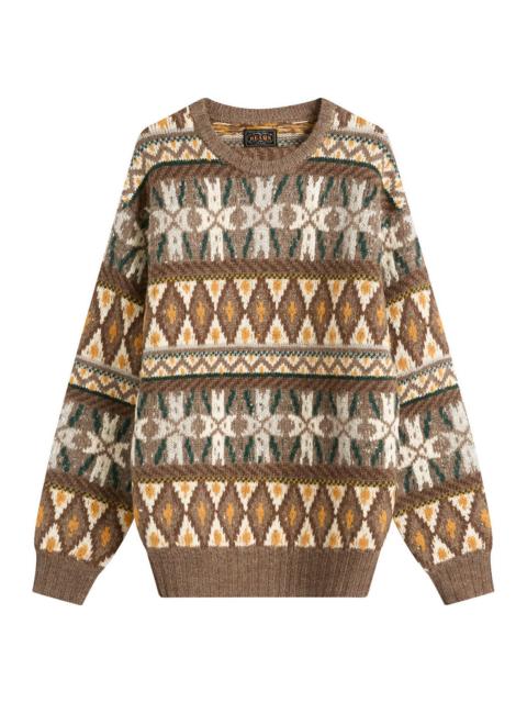 BEAMS PLUS Beams Plus Fair Isle Crew Neck Jumper