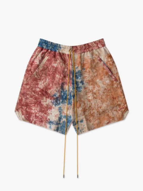 Rhude PEACE CAMO LINEN SHORTS