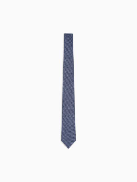 GIORGIO ARMANI JACQUARD SILK TIE