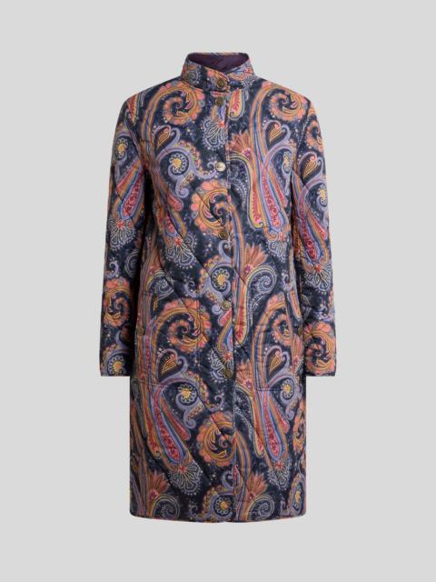 Etro QUILTED PAISLEY COAT