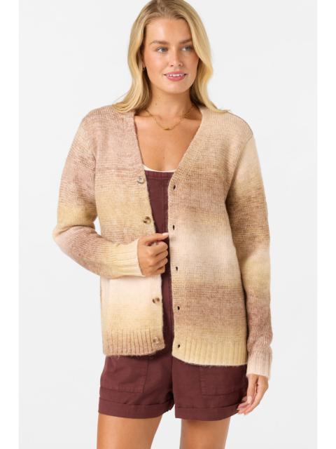 O'Neill Ombre Cardigan Long Sleeve Sweater