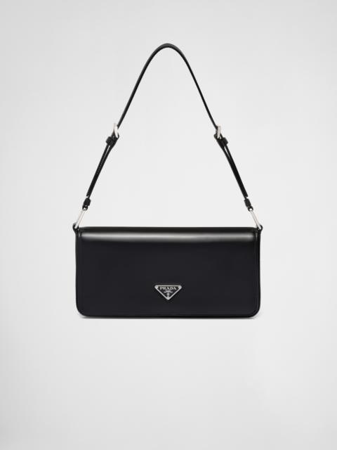 Brushed leather Prada Femme bag