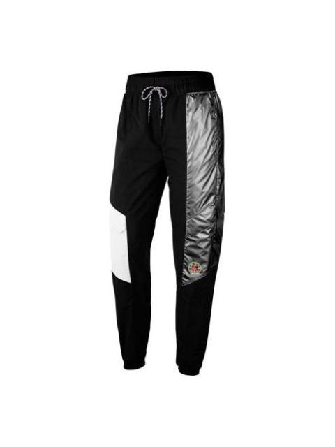 Jordan (WMNS) Air Jordan Cozy Casual Bundle Feet Sports Pants/Trousers/Joggers Black CW6501-010