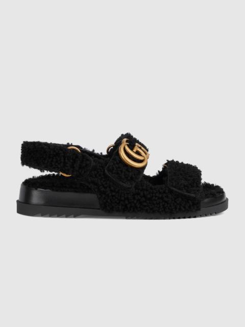 Gucci Double G Merino wool Sandals