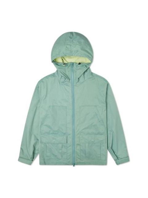 Converse Men's Converse Pocket Casual Hooded Jacket Washed Blue 10021097-A03
