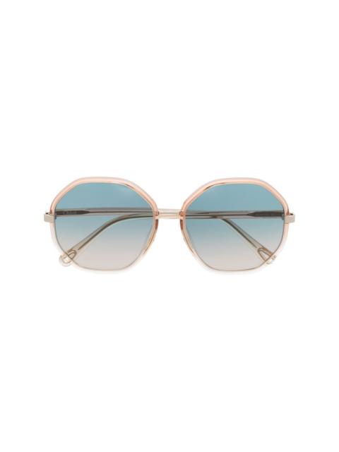 Chloé round-frame tinted sunglasses