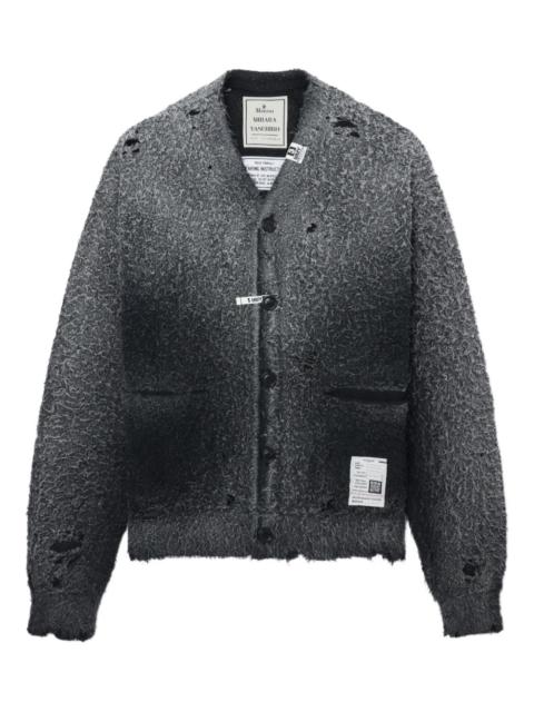 Maison MIHARAYASUHIRO distressed pocket cardigan