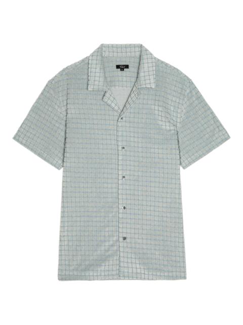 Rails Men's Maverick Silverline Grid Camp Shirt - Silverline Blue Grid