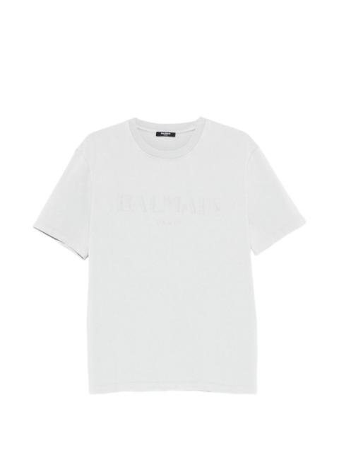 Balmain logo-embroidered T-shirt
