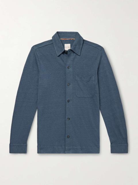 Linen-Piqué Shirt