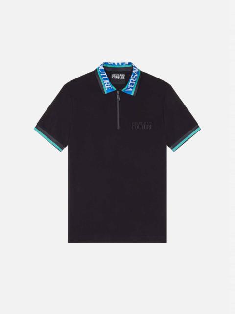 VERSACE JEANS COUTURE Logo Collar Polo Shirt