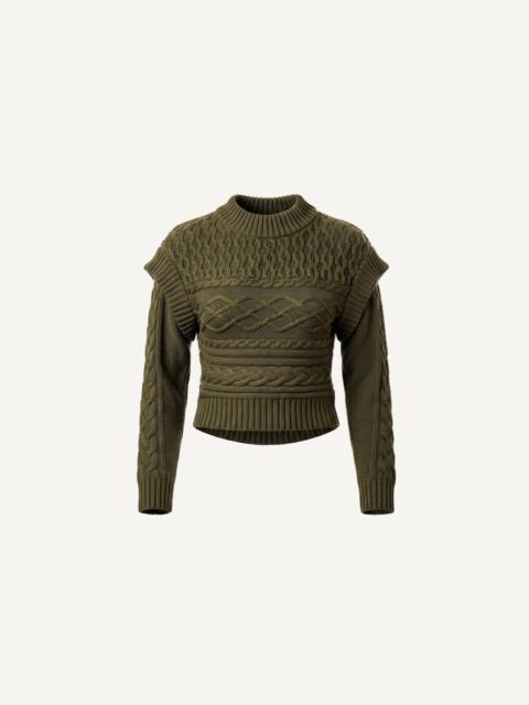Cleobella SUSANNAH SWEATER | WINTER MOSS
