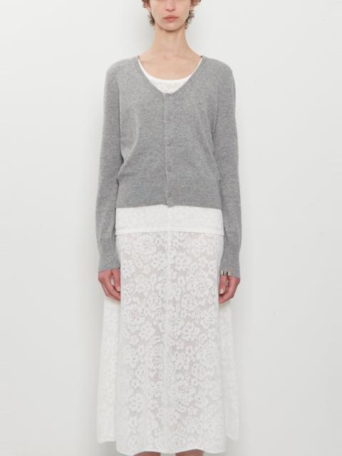 extreme cashmere n°511 Dorothea Cashmere Scoop Neck Cardigan — Goat