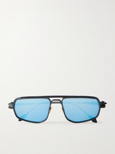JACQUES MARIE MAGE Kalispell Aviator-Style Titanium Sunglasses