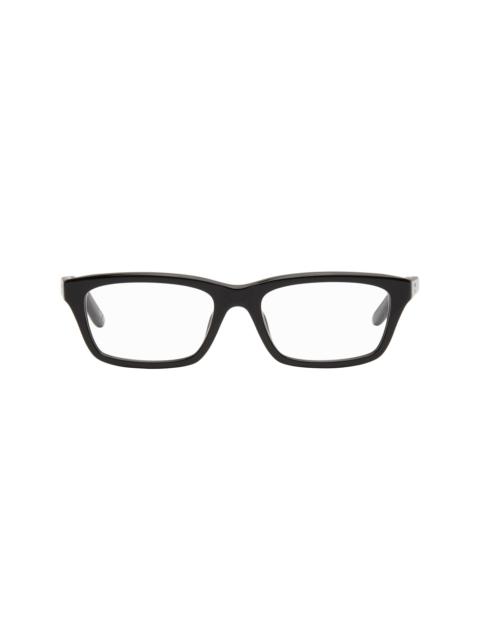 BALENCIAGA Black Daily Rectangular Glasses