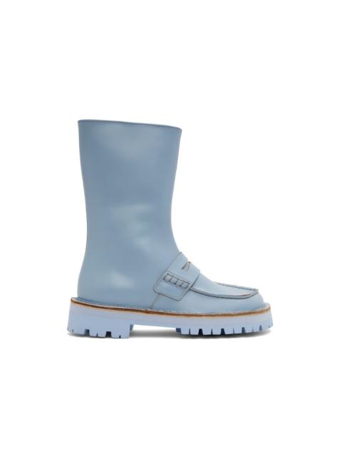 CAMPERLAB Blue Eki Zip-Up Boots
