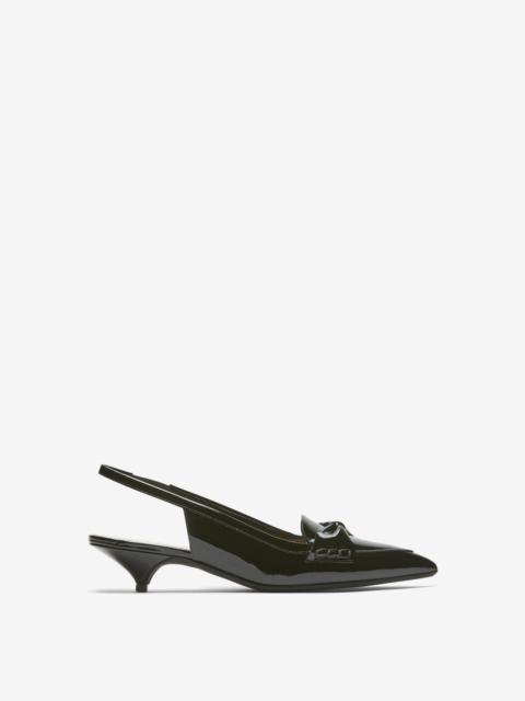 N°21 BOW-EMBLLISHED SLINGBACK PUMPS