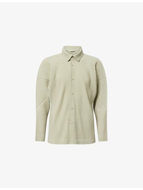 ISSEY MIYAKE Monthly Colors: October Pleated Knit Shirt