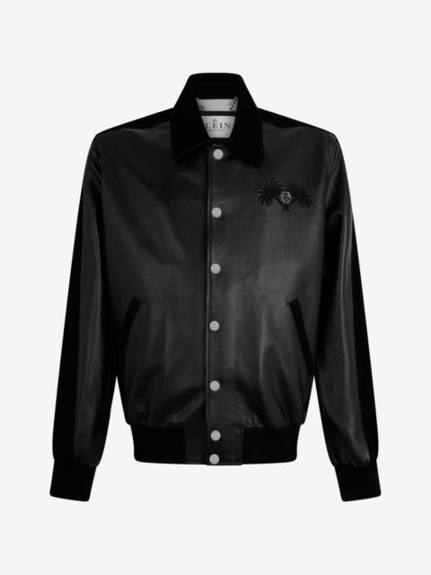 PHILIPP PLEIN Coster leather jacket