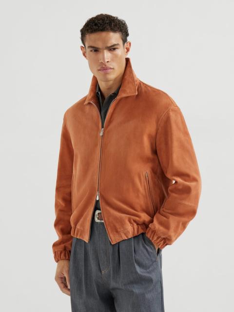 Brunello Cucinelli Country suede outerwear jacket