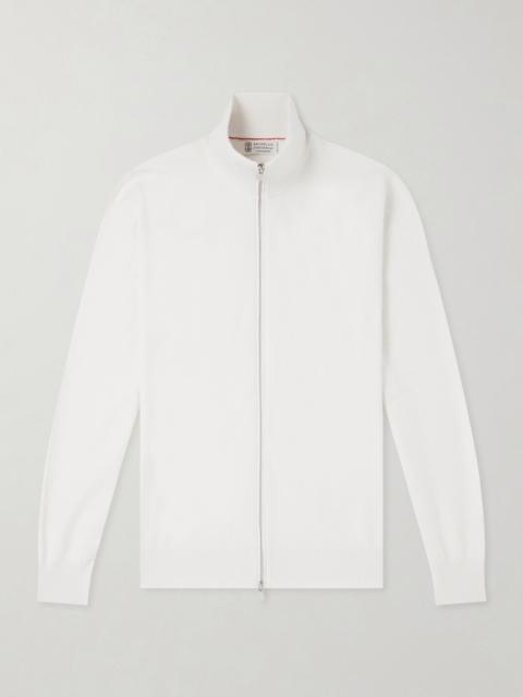 Brunello Cucinelli Cashmere Zip-Up Sweater