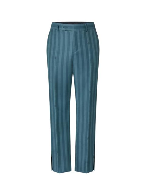 Louis Vuitton Damier Striped Hook Detail Pants