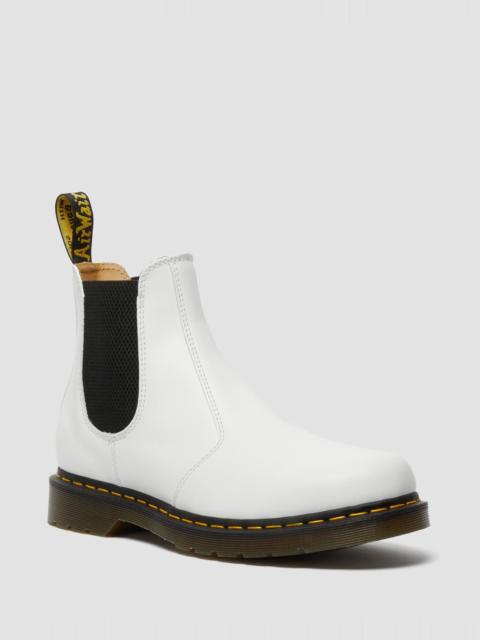 Dr. Martens 2976 Yellow Stitch Smooth Leather Chelsea Boots
